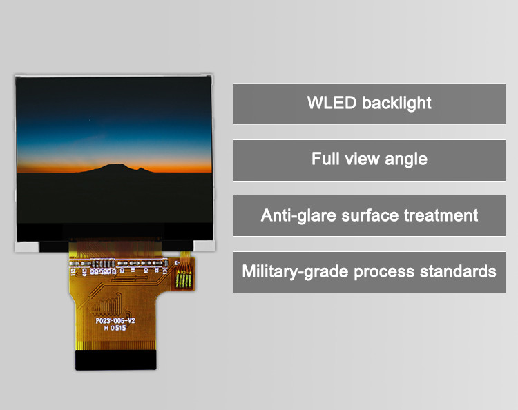 Polcd MCU SPI RGB-interface Klein LCD-module Capacitief kleurentouchscreen 2,3 inch