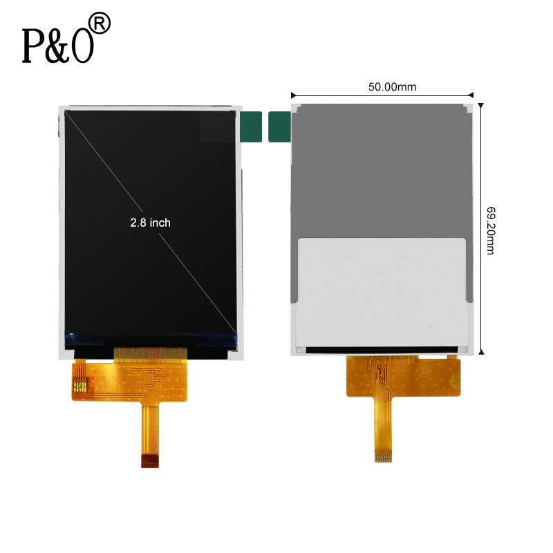 Polcd 40 LCD van het Speldtouche screen Vertoning 240x320, MCU FPC 2,8 Duimtft LCD Aanrakingscomité