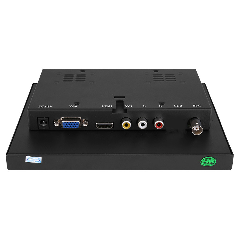 Polcd Multi Function 8 Inch VGA TFT LED-display Ingebouwde industriële monitor Metaalmateriaal