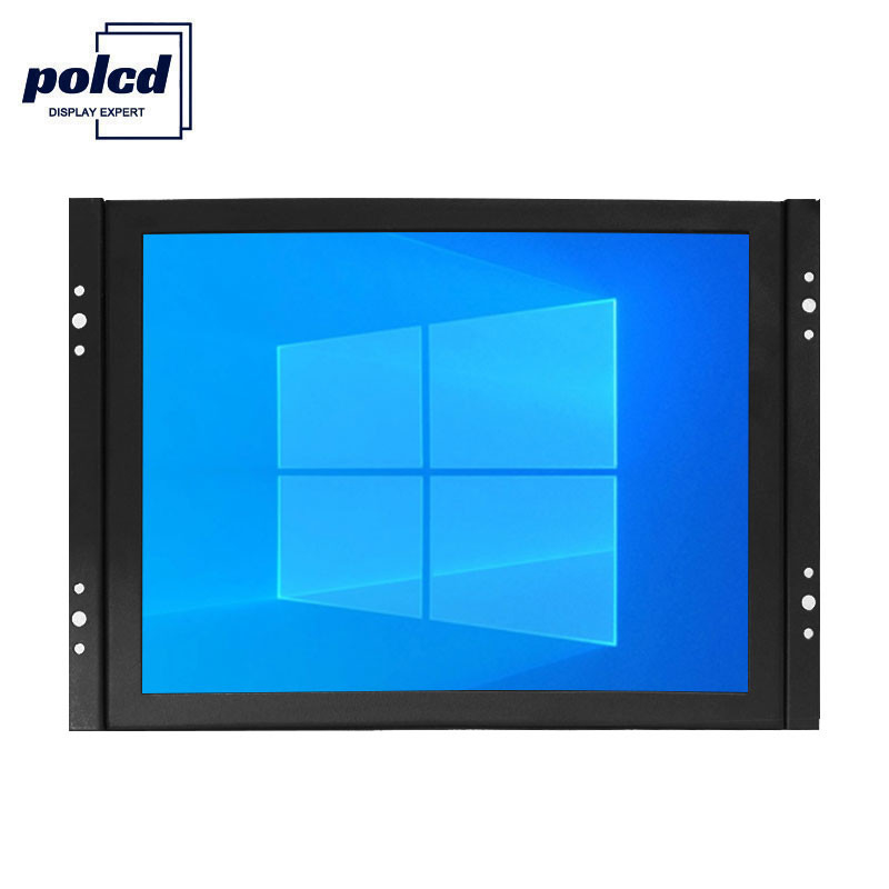 Polcd Aanpassen 8 Inch IPS Panel Metal Case Industriële LCD Monitor Open Frame