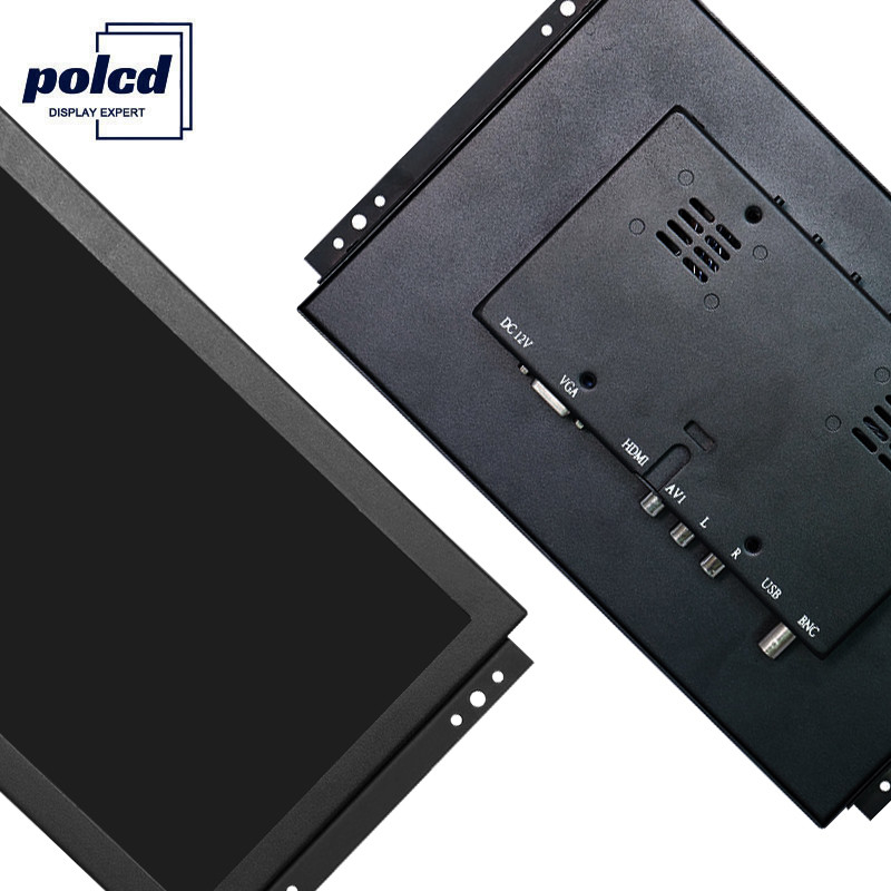 Polcd Industrial 10 Inch Capacitieve Touch Monitor VGA Computer LCD Display Open Frame