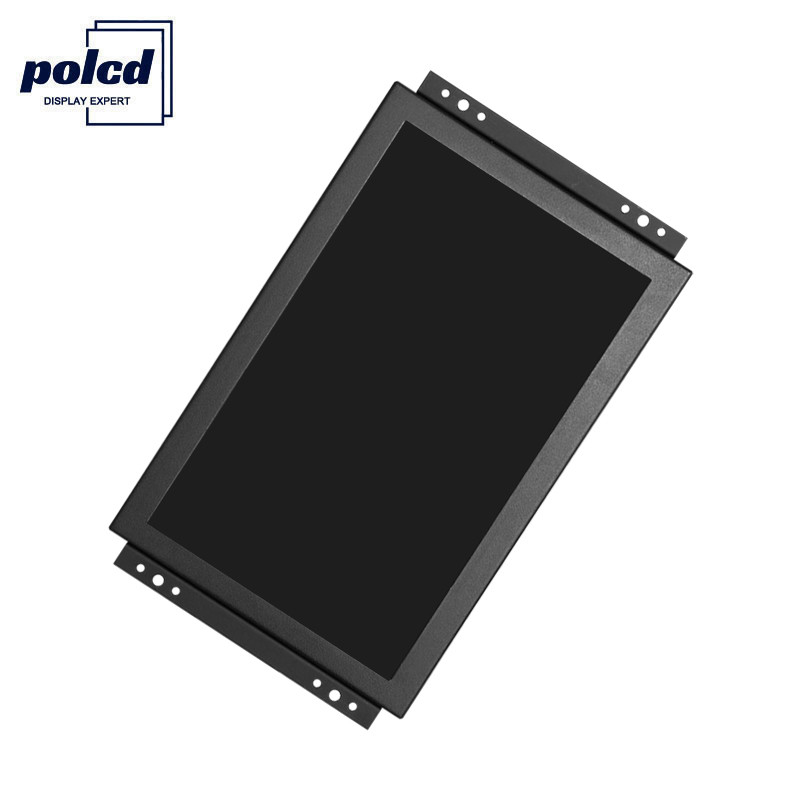 Polcd TFT LCD-scherm 10,1 inch industriële touchscreen-monitor Hoge helderheid IP65 zwart