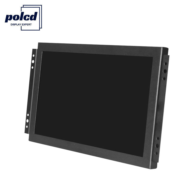 Polcd 10-inch touchscreen TFT-monitor, HDMI VGA LED industrieel LCD-monitor Open frame