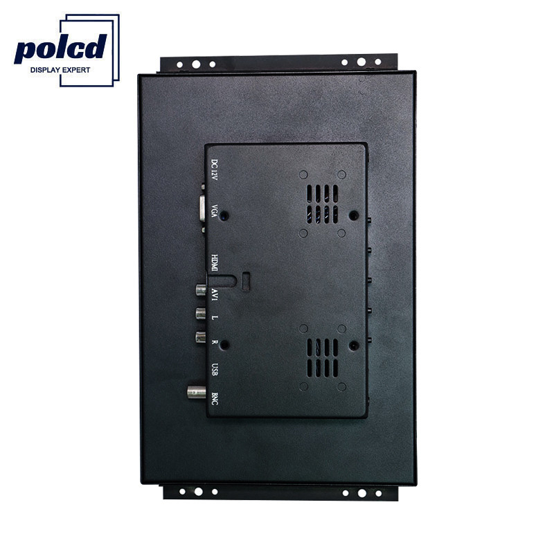 Polcd 10-inch touchscreen TFT-monitor, HDMI VGA LED industrieel LCD-monitor Open frame