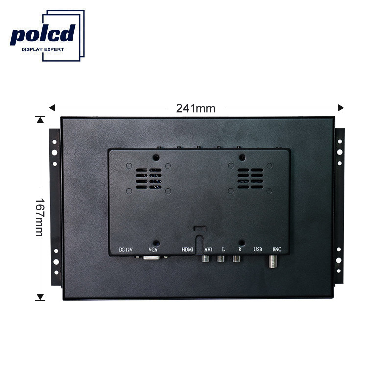 Polcd 10,4 inch aangepaste LCD LED-display VGA open frame-monitor voor industrieel gebruik