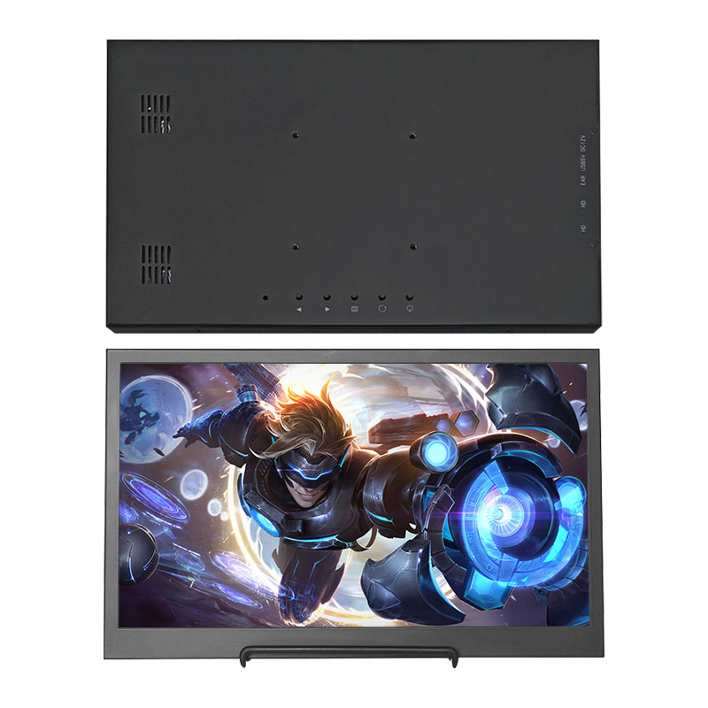 Polcd Dual Type C-poort draagbare LCD-monitor 15,6 inch 3840x2160 LED-display