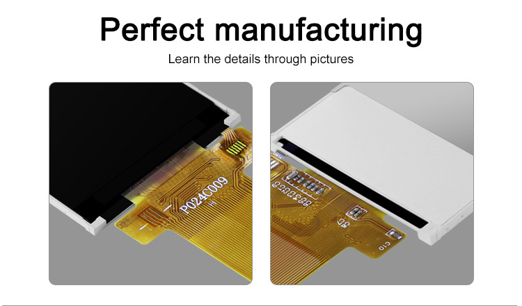 Het Schermvertoning van 2,4 Duimtft lcd, de Module van ILI9341V 24pin SPI LCD voor Mini Video Camera