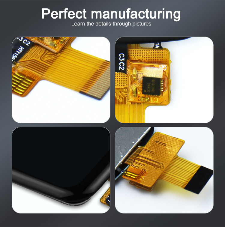 Polcd 1,69 inch 240x280 capacitieve touch panel Full View Angle LCD module voor Smart Watch