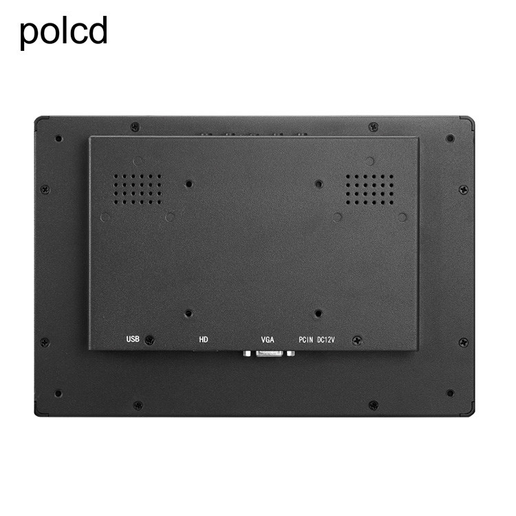 PC Polcd 15 de“ Monitor VGA HDMI AV 1024x768 van de toezichtcamera STB van kabeltelevisie BNC met USB