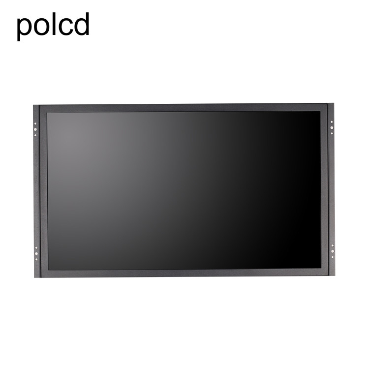 Industriële Polcd 21,5 Duimlcd Geval van het het Metaalaluminium van het Monitortouche screen het Zuivere Vlakke