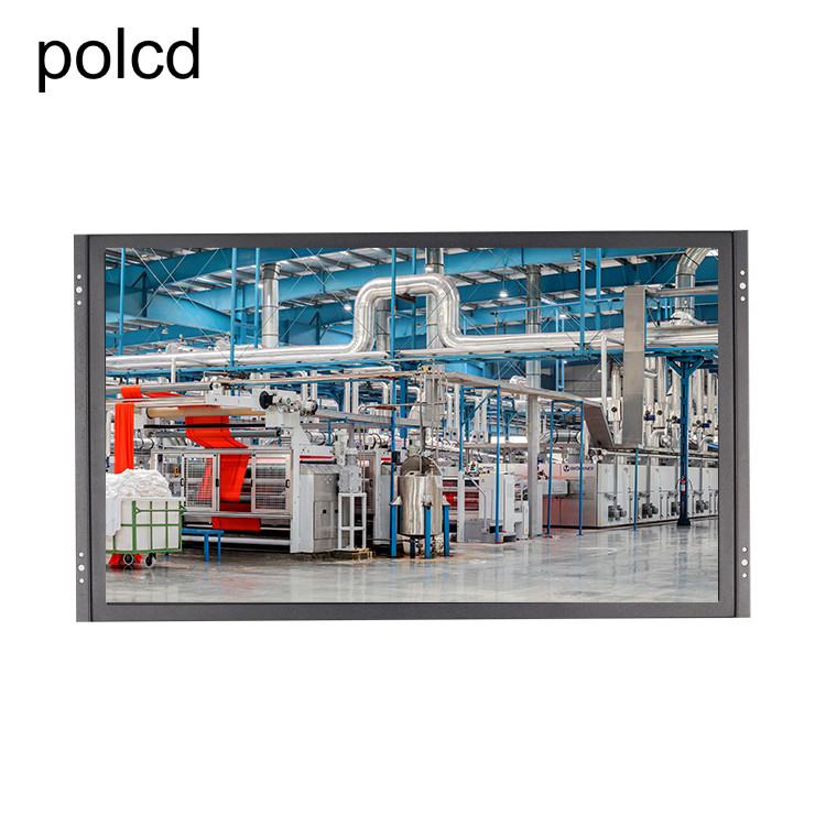 Industriële Polcd 21,5 Duimlcd Geval van het het Metaalaluminium van het Monitortouche screen het Zuivere Vlakke
