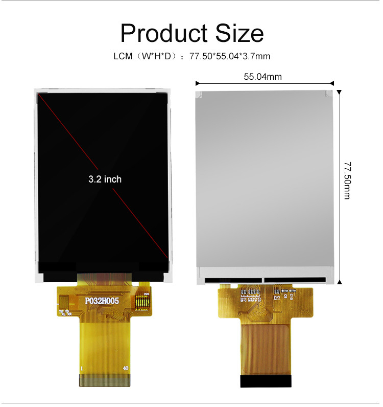 Polcd 3,5 inch 240x320 pixels Kleine TFT-scherm 320x480 ILI9488 Driver IC