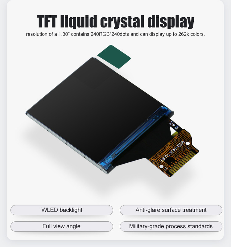 ST7789V het Touche screen240*240 Hoogtepunt van IC TFT LCD - mening voor Slimme Horloges