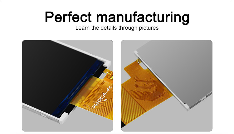 Polcd 350 Neet het Touche screen 240x320 48.96mm van 2,4 Duimtft de interfacelcd van MCU RGB Vertoning