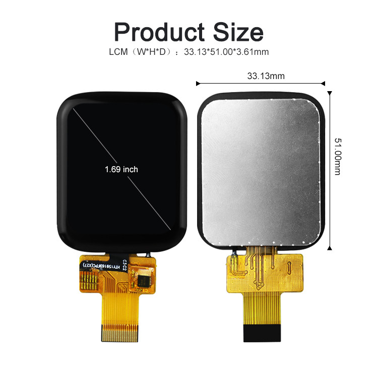 Polcd 1.69 Inch 240x240 Ips Lcd ST7789V Klein Lcd Touchscreen 4 Lijn SPI