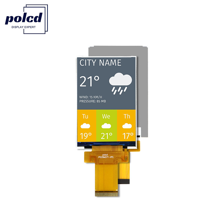 3.5 inch industriële apparatuur Tft Kleur LCD-module Ips Mcu Spi Interface