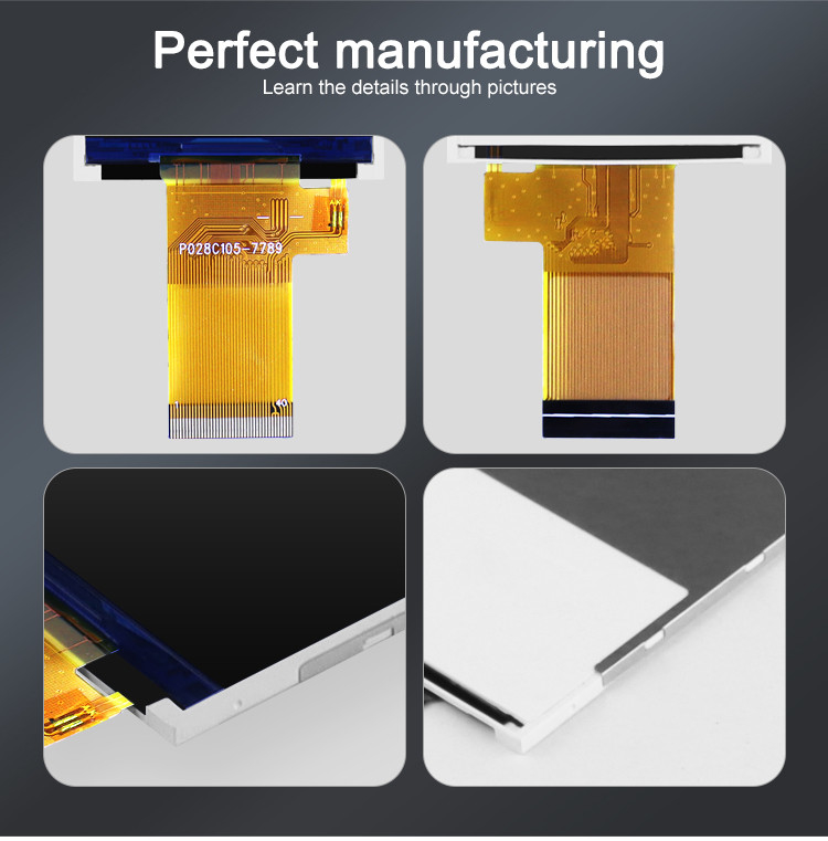 Mcu 37 Pin 2,8 inch touchscreen lcd display module met weerstand aanraking