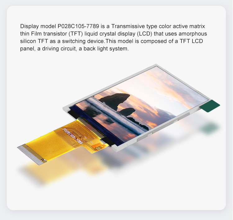 Mcu 37 Pin 2,8 inch touchscreen lcd display module met weerstand aanraking
