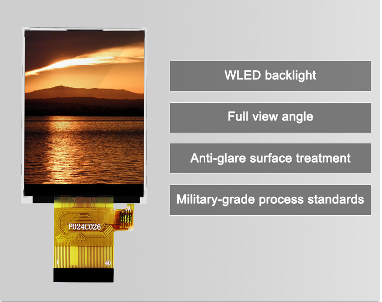Polcd ST7789V 2,4 inch Tft Display 12 0'CLOCK 240x320 tft lcd-paneel scherm