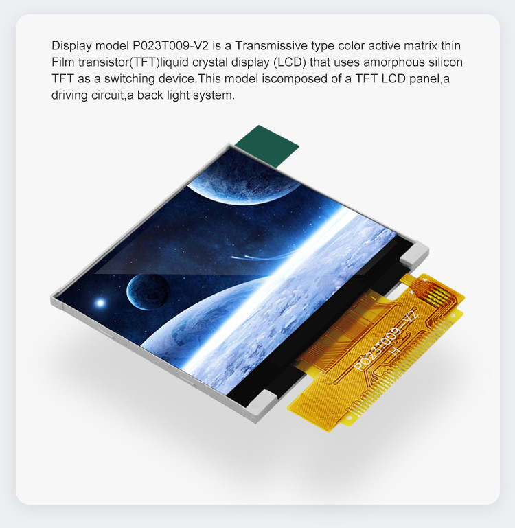 Polcd 2.31 inch 320x240 Resolutie 8080 MCU interface ILI9342C Kleur LCD Display Module