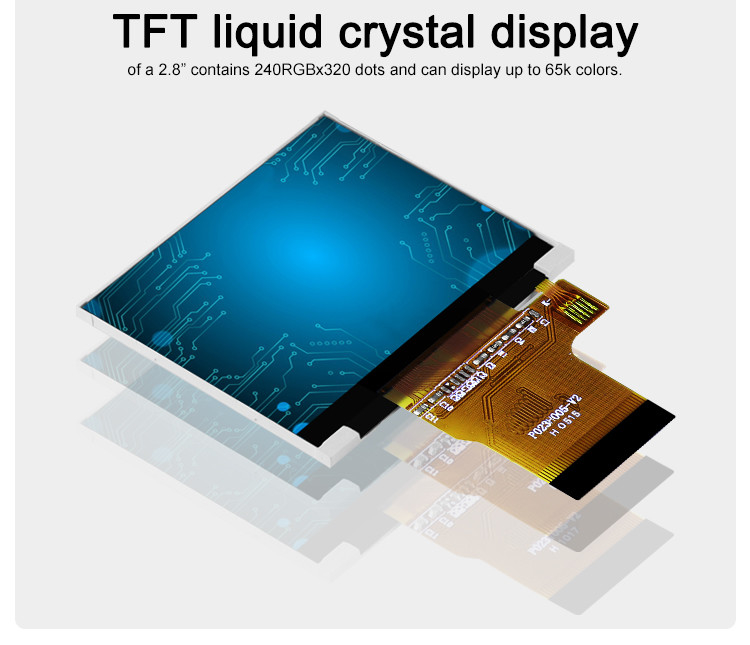 Polcd Kleur 262K 2,31 inch Vierkant scherm 300 Nit 320x240 tft display lcd