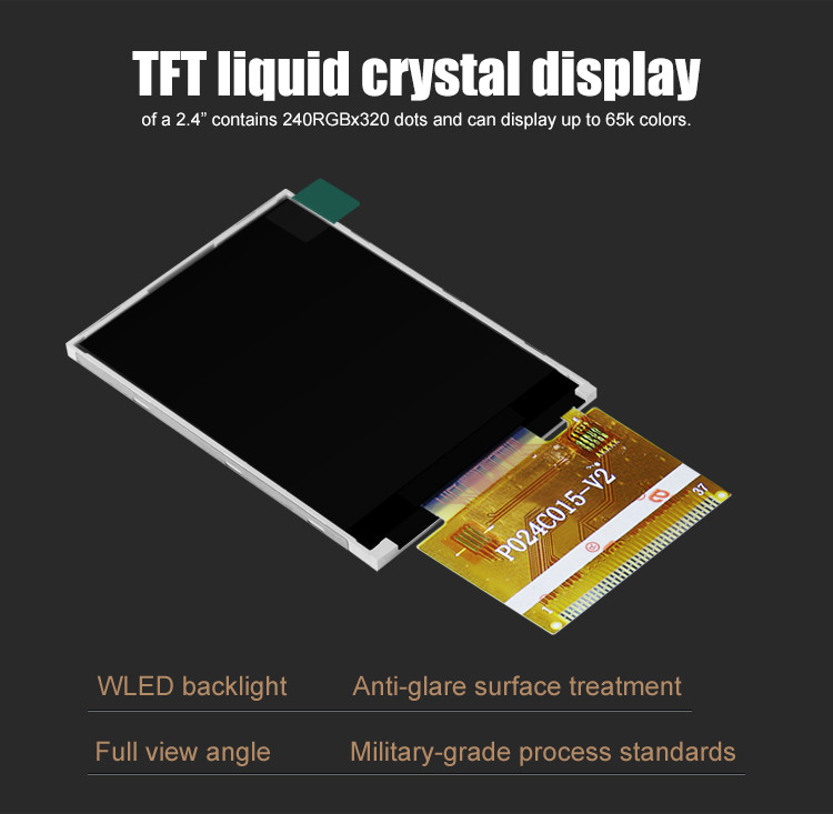 Polcd ILI9341V TFT LCD-module 2,4 inch Tft Spi 240x320 8080 MCU 8 Bit