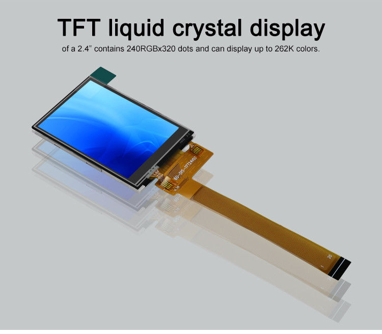 Polcd Black 8080 MCU 2,4 inch Tft-display 8 bit 2,4 Tft Spi 240x320