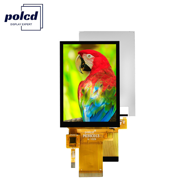 Polcd 3,5 inch TFT High Resolution 320*480 MCU SPI Parallel Interface Capacitive Touch Screen Panel LCD Display