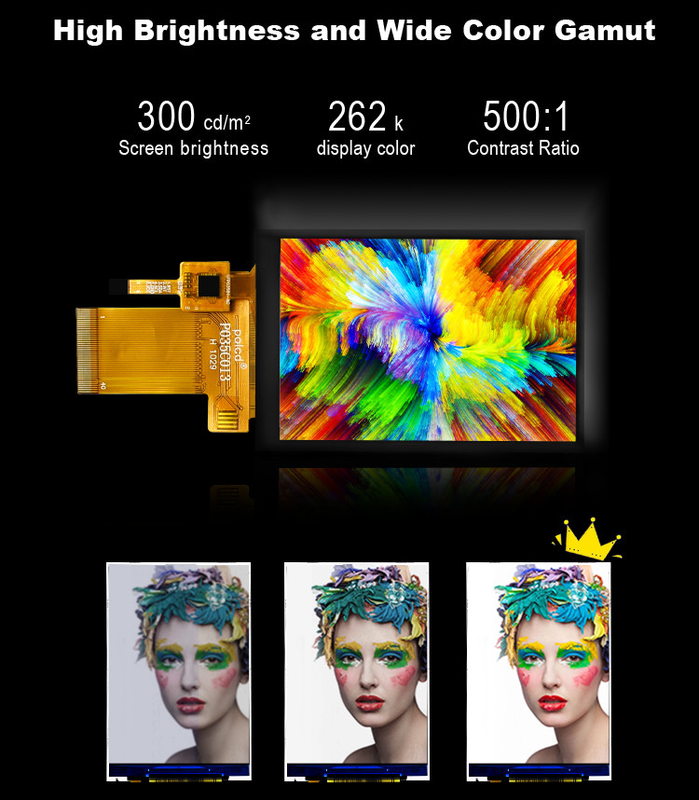 Polcd 3,5 inch TFT High Resolution 320*480 MCU SPI Parallel Interface Capacitive Touch Screen Panel LCD Display