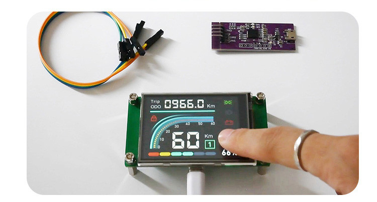 Polcd 2.4 inch Tft LCD-module 240*320 Hmi Uart Port Smart Lcd Display Industrial Resistance Touch Screen
