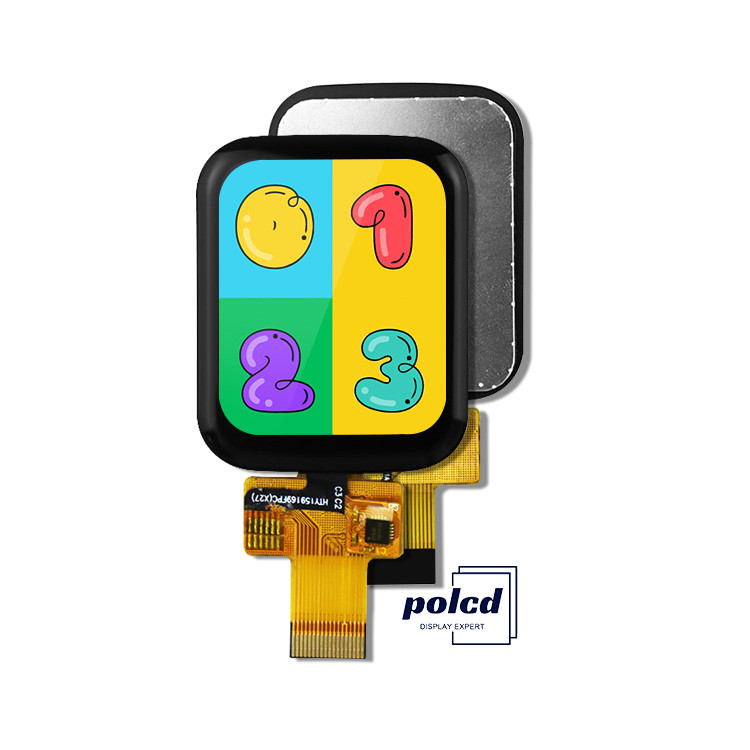 Polcd 1,69 inch 240x280 capacitieve touch panel Full View Angle LCD module voor Smart Watch