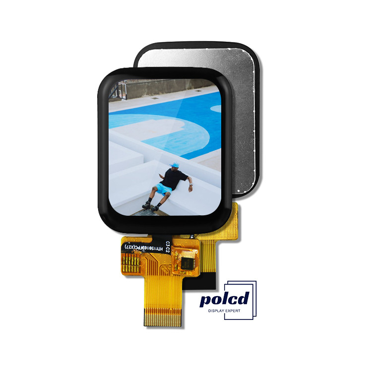 Polcd 1,69 inch TFT capacitieve touchscreen 240x280 Normaal zwart IPS LCD module