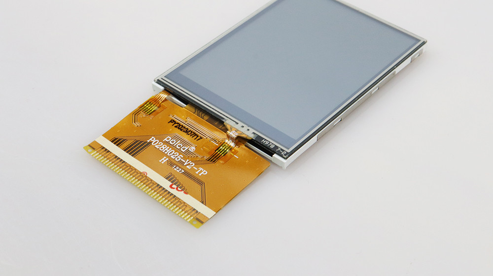Polcd 2,8 inch volledige kijkhoek TFT LCD-aanraakscherm Zonlicht leesbaar IPS-paneel