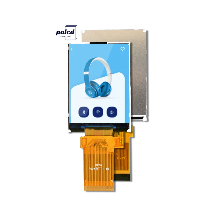 Polcd 2.4 inch LCM-module Transflective SPI MCU Las 20pin Resolutie 240x320 TFT LCD-scherm