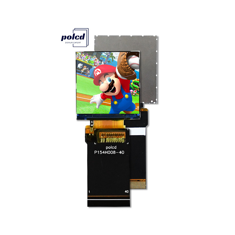 Polcd 1,54 inch TFT LCD Display 240x240 IPS Vierkante scherm 40 pin RGB666 Interface LCD Panel