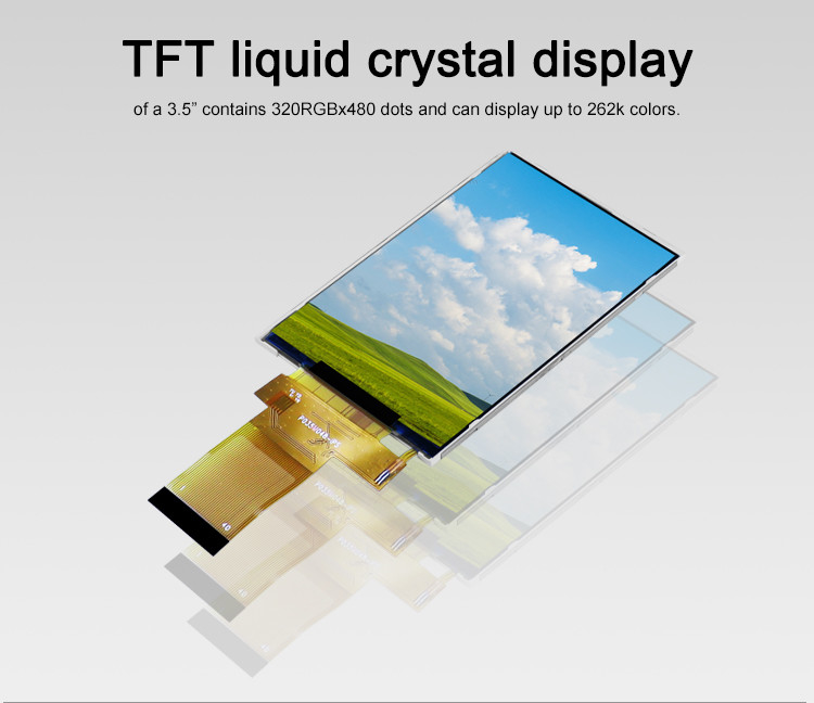 Polcd 18 BIT RGB IPS TFT LCD Display 320X480 Pixel Tft Lcd 3.5