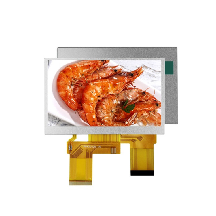 Polcd Custom 4.3 Inch 480*272 Kleur RGB 8bit ILI6485 Drive 40pin 4.3' TFT LCD module