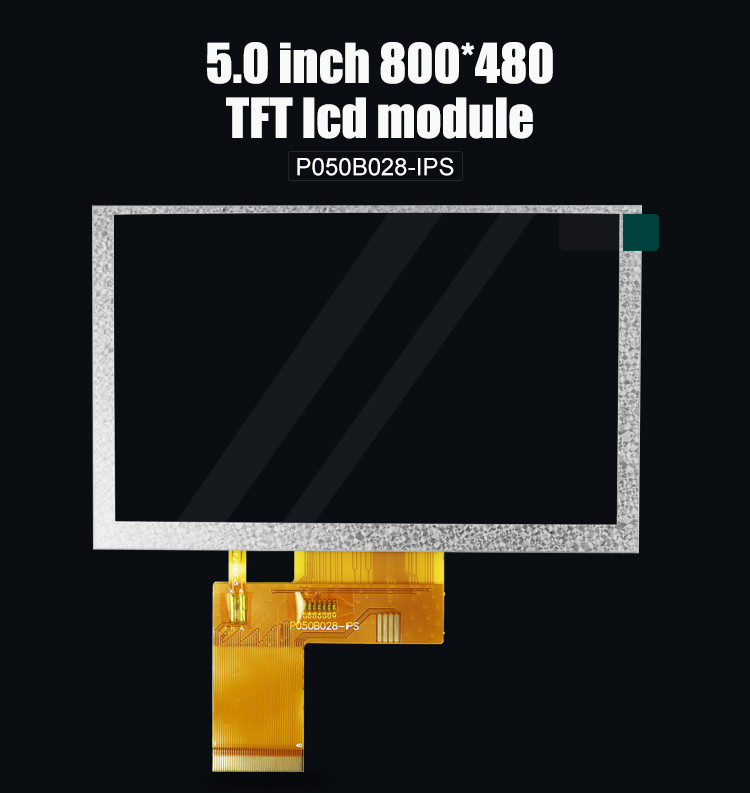 Polcd 800x480 5 inch vierkant beeldscherm LCD IPS View Angle LCD Screen 40pin ST7262 Drive TFT module