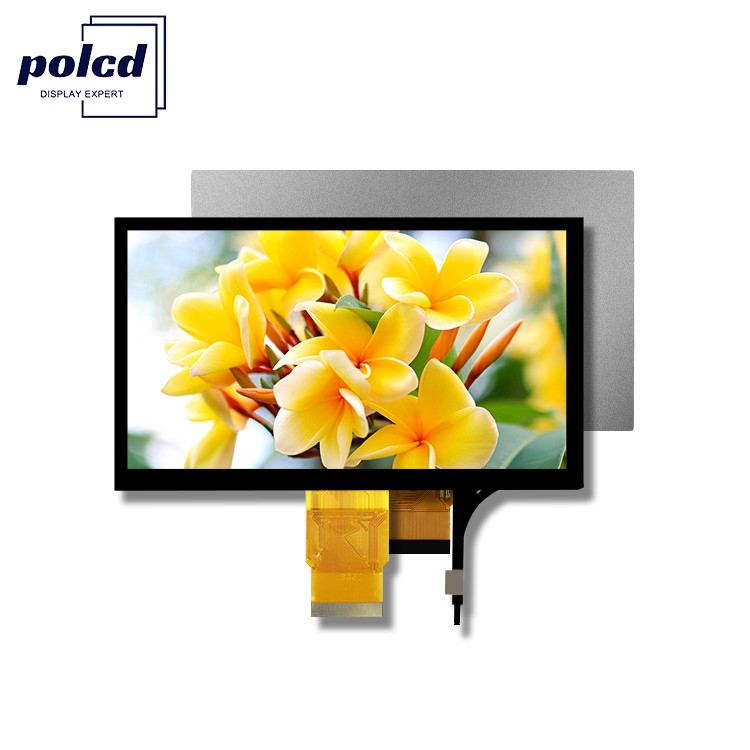 Polcd 7 inch Middelgrote LCD-module 800*480 Hoge helderheid Capacitive Touch TFT Display
