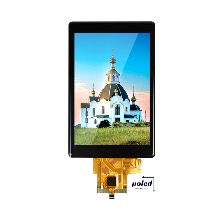 Polcd Custom Lcd Display 3,5 inch 320x480 40pin IPS Hoek 500nit ST7796U Capacity Touch Screen