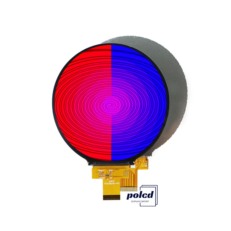 Polcd Kleine Grootte Ronde LCD-scherm 4 inch 720x720 pixels 4Line MIPI-interface Volkleurenscherm