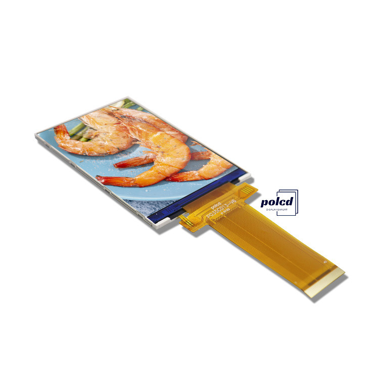 Polcd LCM-fabriek 3,5 inch 320*480 Mcu Spi-interface 300 nit TFT-LCD-module Capacitive Touch Panel Display