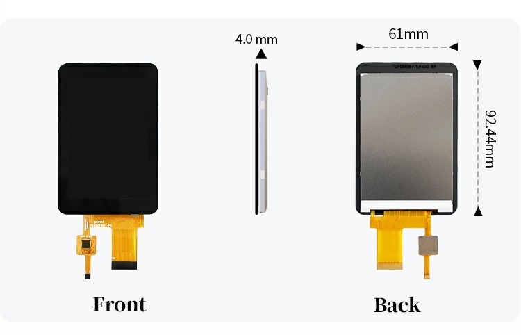 Polcd CTP 320x480 Resolutie 30pin 3,5 inch TFT LCD Touch Screen Module 330 nit TN Glas LCD Display