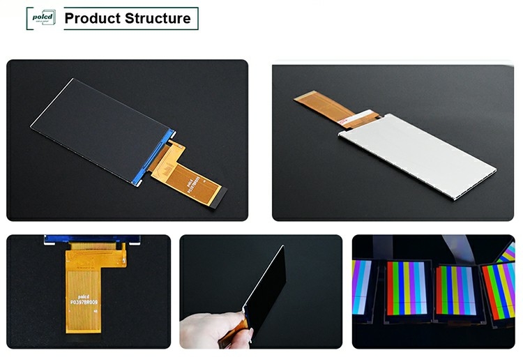 Polcd 3,97 inch 4 inch 480*800 300nit 40-pins RGB-interface volledig transreflectief ST7701S TFT LCD-schermmodule