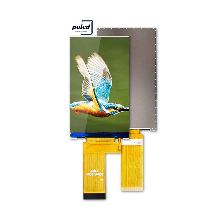 Polcd 3,97 inch 4 inch 480*800 300nit 40-pins RGB-interface volledig transreflectief ST7701S TFT LCD-schermmodule