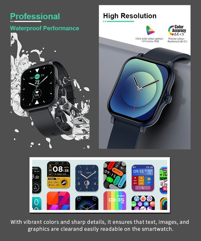 Polcd 1,69 inch TFT capacitieve touchscreen 240x280 Normaal zwart IPS LCD module