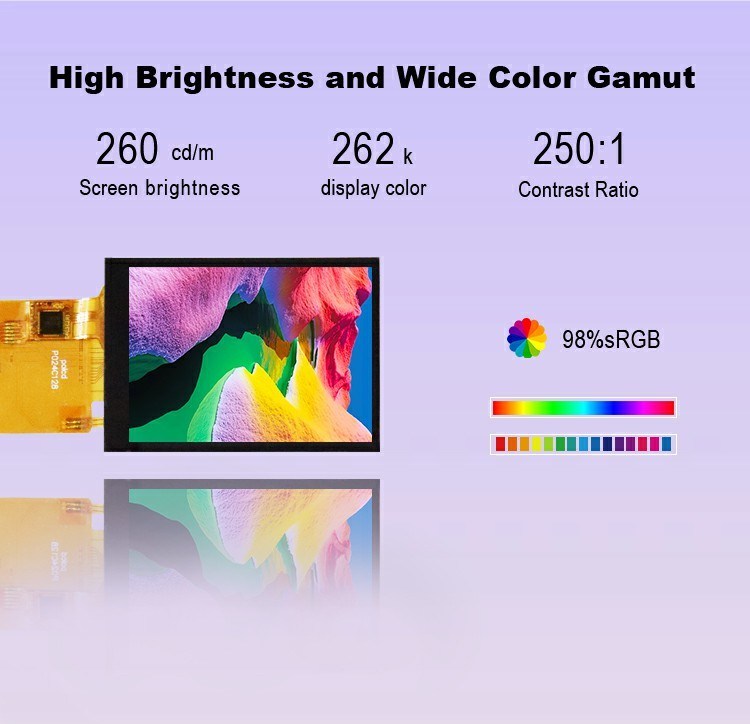 Polcd TFT 2,4 inch Spi-interface LCD 240*320 RGB Kleur touchscreen ST7789V 16pin 2,4 TFT-display