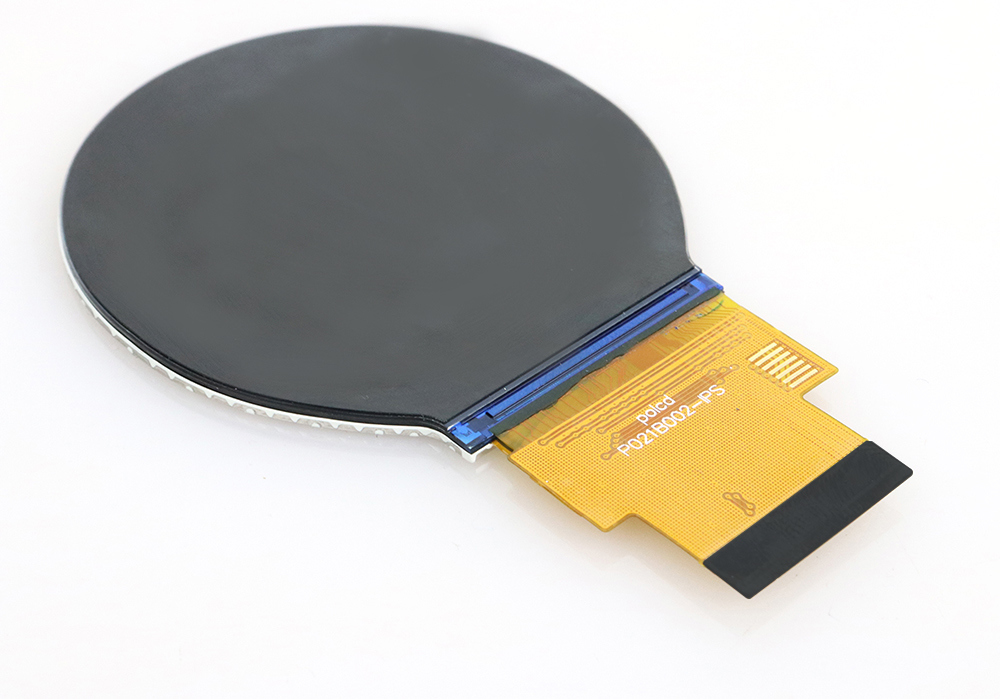Polcd Custom 2,1 inch IPS TFT Ronde LCD Display Module met SPI RGB Interface