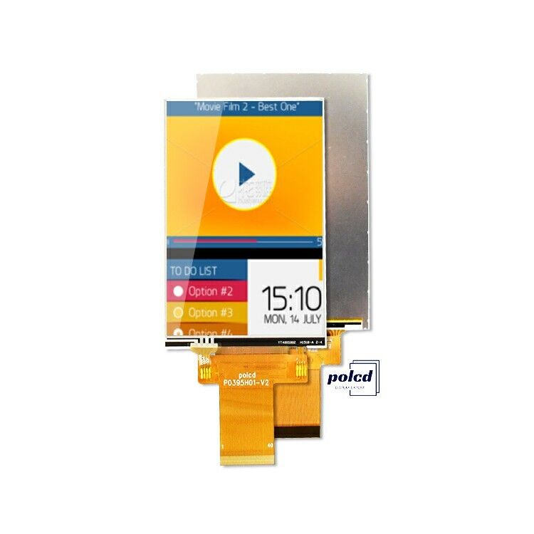 Polcd Custom 3,95 inch 320x480 Ips Tft Lcd RGB interface Liquid Crystal Display Module met aanraak