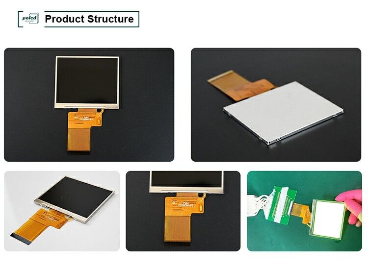 Polcd 3,5 inch 320x240 Full Color TFT Display ST7272A schijf ic IPS View Angle 54pin LCD Display